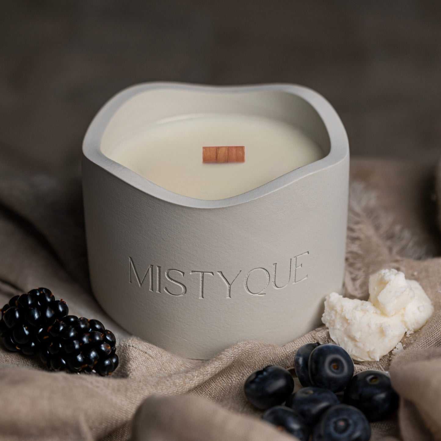 Eco-Friendly Refill Candle Wax - Noir Berry Fusion | MISTYQUE