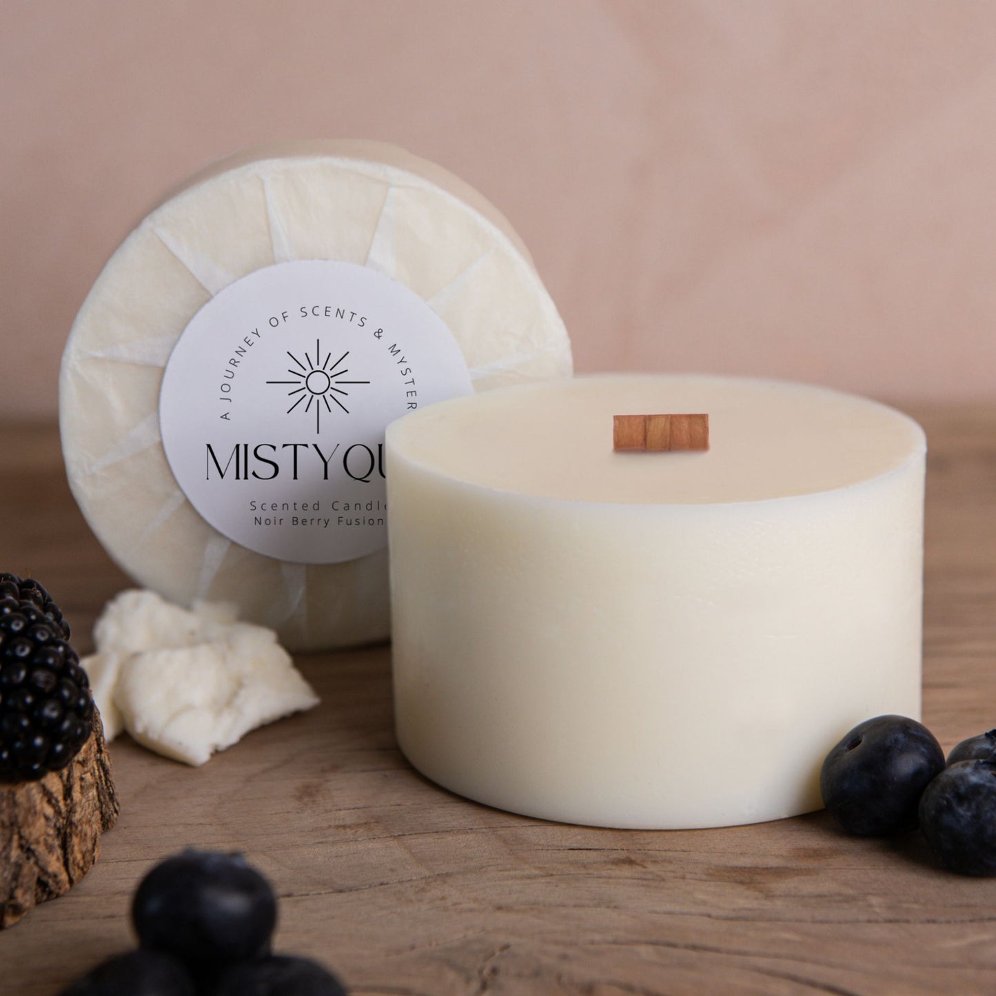 Eco-Friendly Refill Candle Wax - Noir Berry Fusion | MISTYQUE