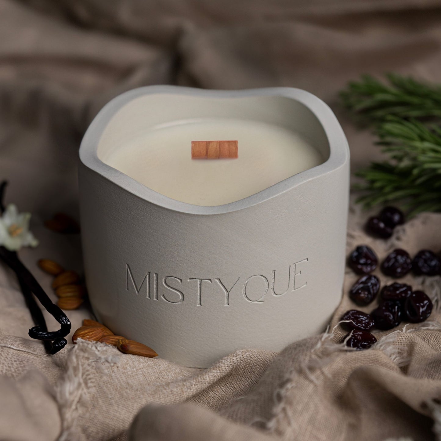 Scented Candle Refills | Eco-Friendly Tonka Allure | MISTYQUE