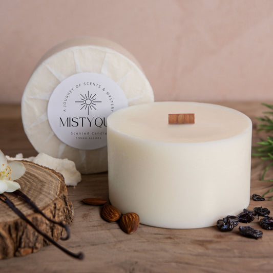 Scented Candle Refills | Eco-Friendly Tonka Allure | MISTYQUE